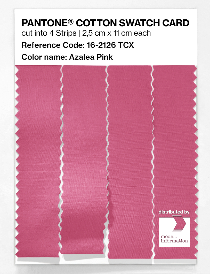Artikelbild 3 des Artikels “PANTONE® COTTON SWATCH CARD 16-2126 TCX Azalea Pink “