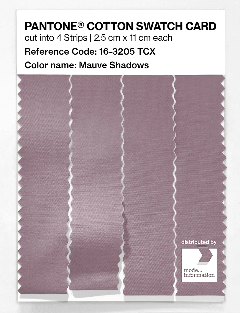 Artikelbild 3 des Artikels “PANTONE® COTTON SWATCH CARD 16-3205 TCX Mauve Shadows “
