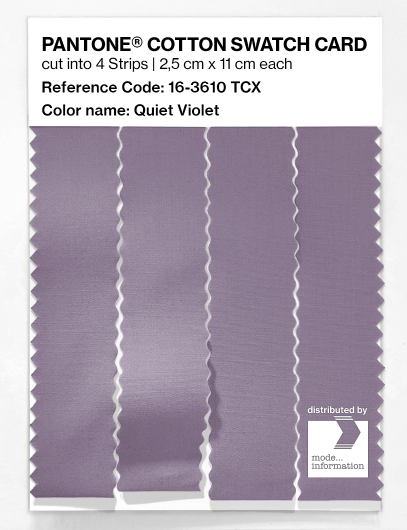 Artikelbild 3 des Artikels “PANTONE® COTTON SWATCH CARD 16-3610 TCX Quiet Violet “