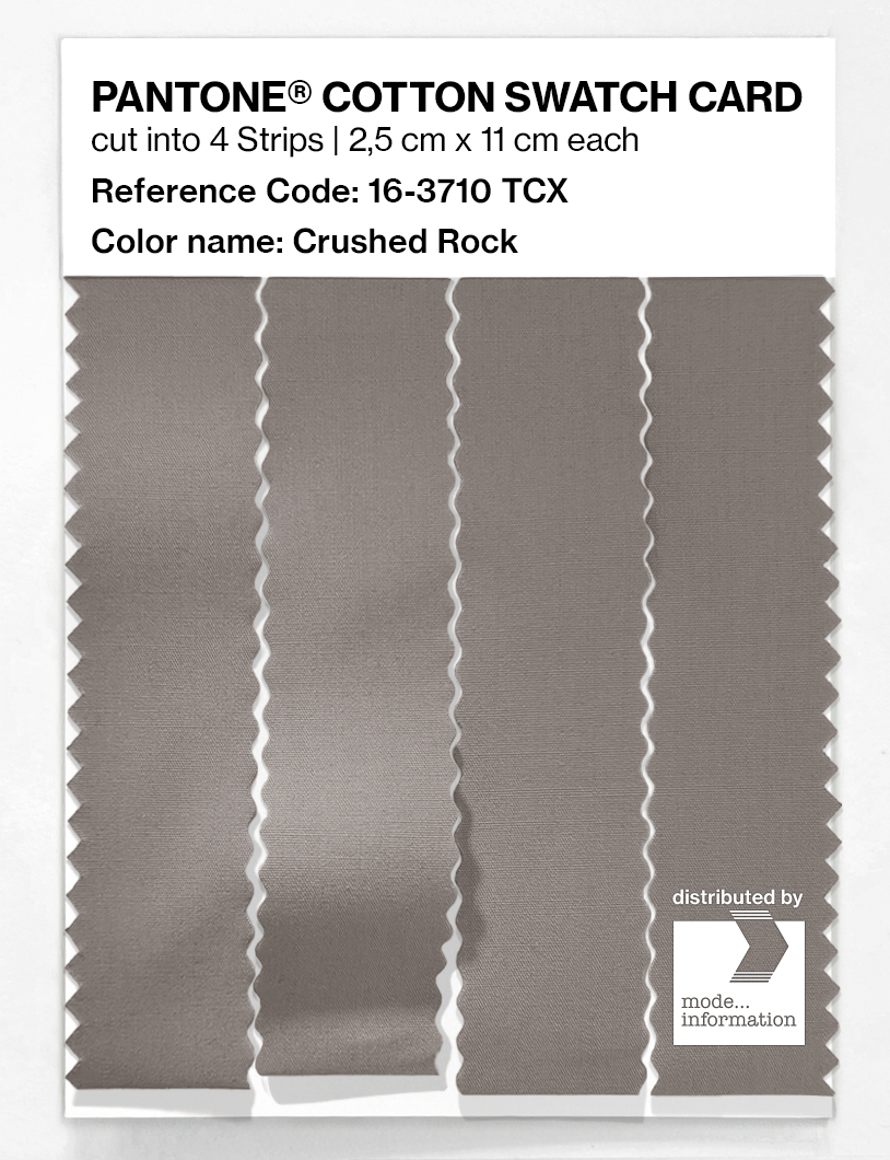 Artikelbild 3 des Artikels “PANTONE® COTTON SWATCH CARD 16-3710 TCX Crushed Rock “