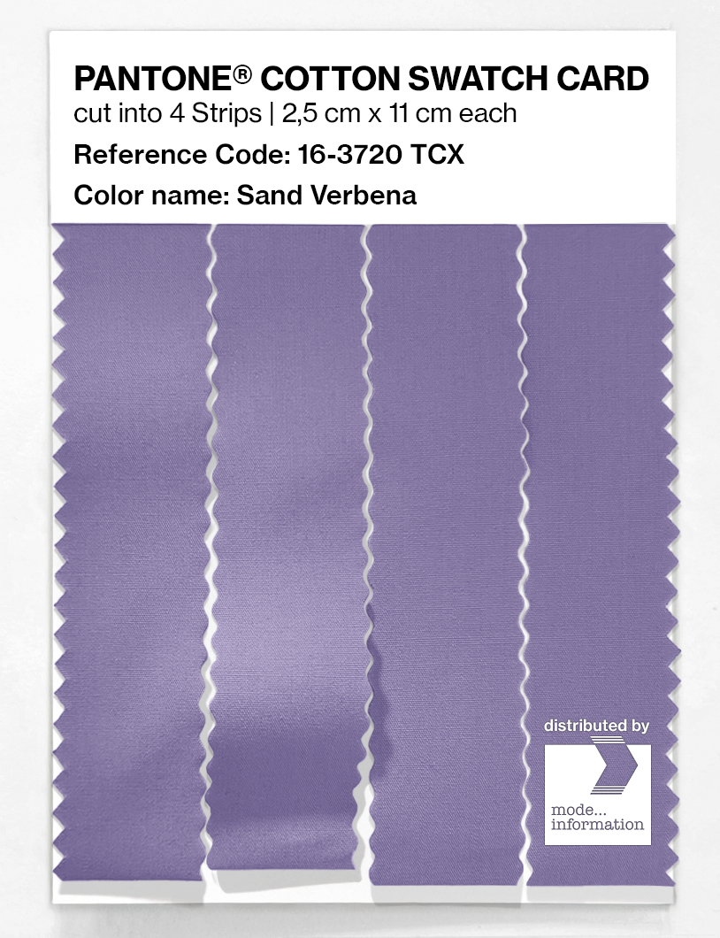 Artikelbild 3 des Artikels “PANTONE® COTTON SWATCH CARD 16-3720 TCX Sand Verbena “