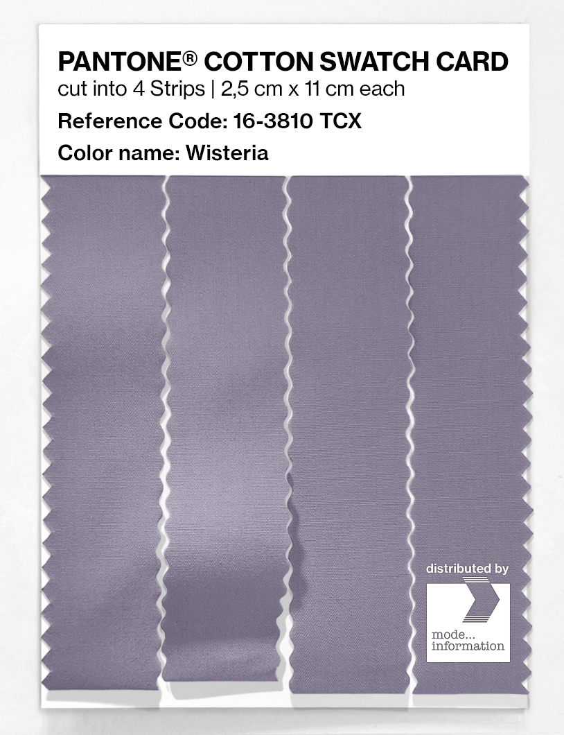 Artikelbild 3 des Artikels “PANTONE® COTTON SWATCH CARD 16-3810 TCX Wisteria “