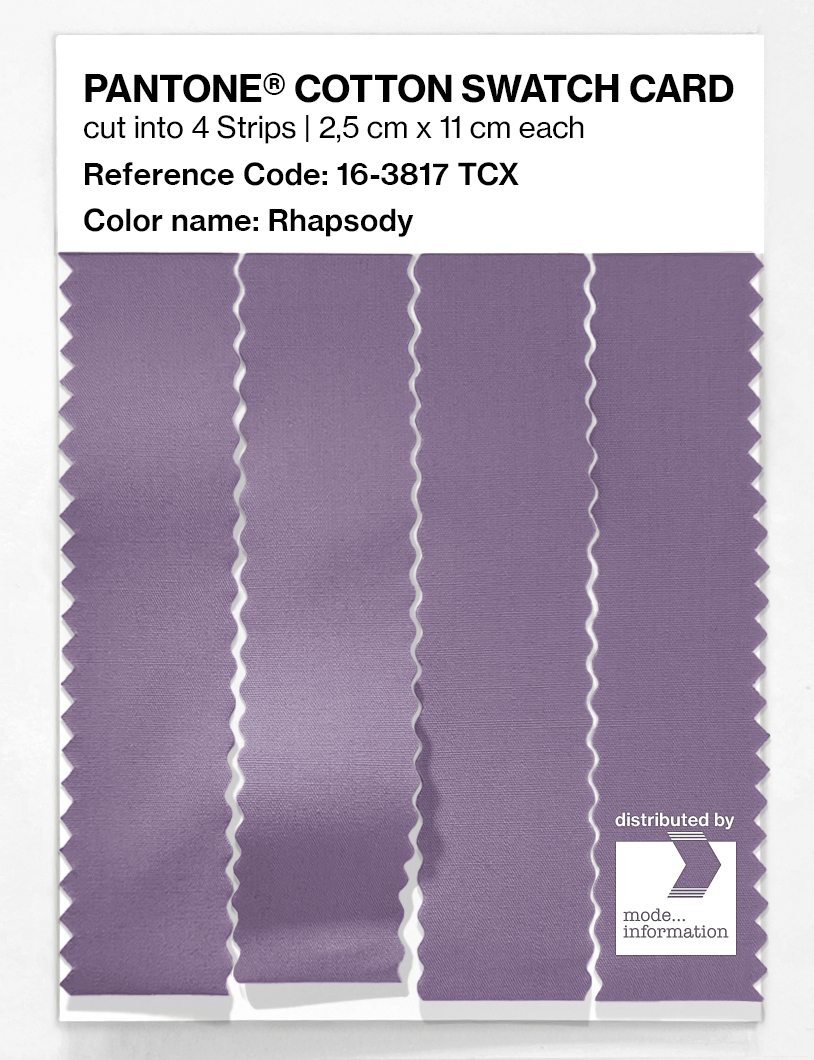Artikelbild 3 des Artikels “PANTONE® COTTON SWATCH CARD 16-3817 TCX Rhapsody “