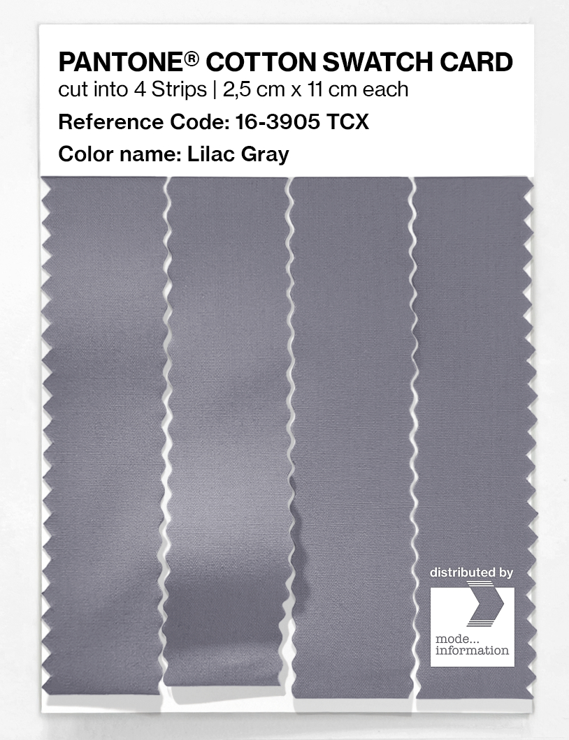 Artikelbild 3 des Artikels “PANTONE® COTTON SWATCH CARD 16-3905 TCX Lilac Gray “