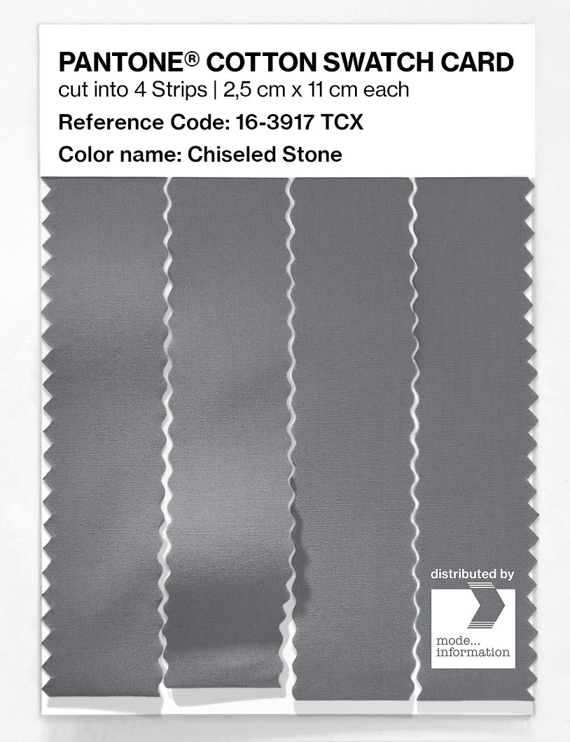 Artikelbild 3 des Artikels “PANTONE® COTTON SWATCH CARD 16-3917 TCX Chiseled Stone “