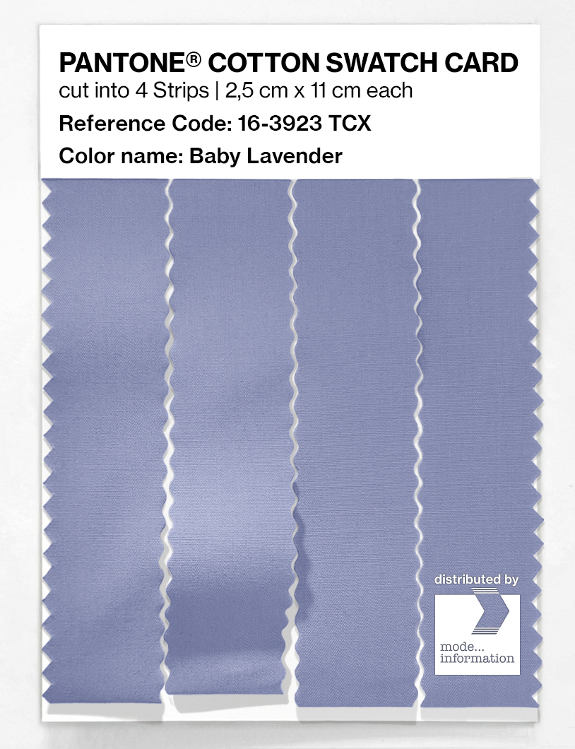 Artikelbild 3 des Artikels “PANTONE® COTTON SWATCH CARD 16-3923 TCX Baby Lavender “