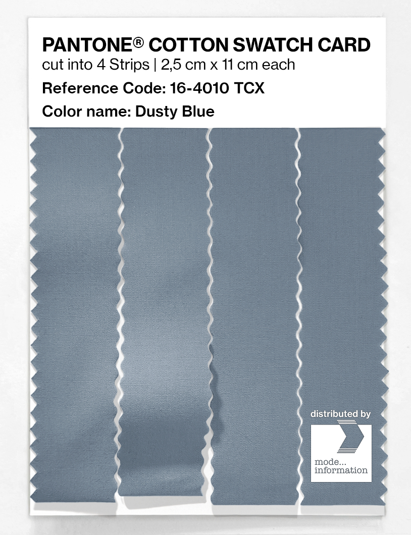 Artikelbild 3 des Artikels “PANTONE® COTTON SWATCH CARD 16-4010 TCX Dusty Blue “