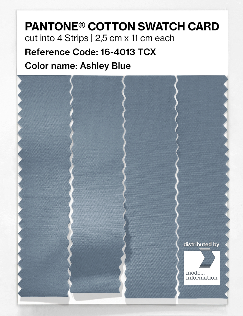 Artikelbild 3 des Artikels “PANTONE® COTTON SWATCH CARD 16-4013 TCX Ashley Blue “