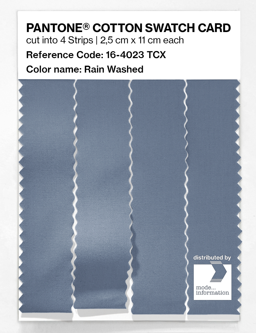 Artikelbild 3 des Artikels “PANTONE® COTTON SWATCH CARD 16-4023 TCX Rain Washed “