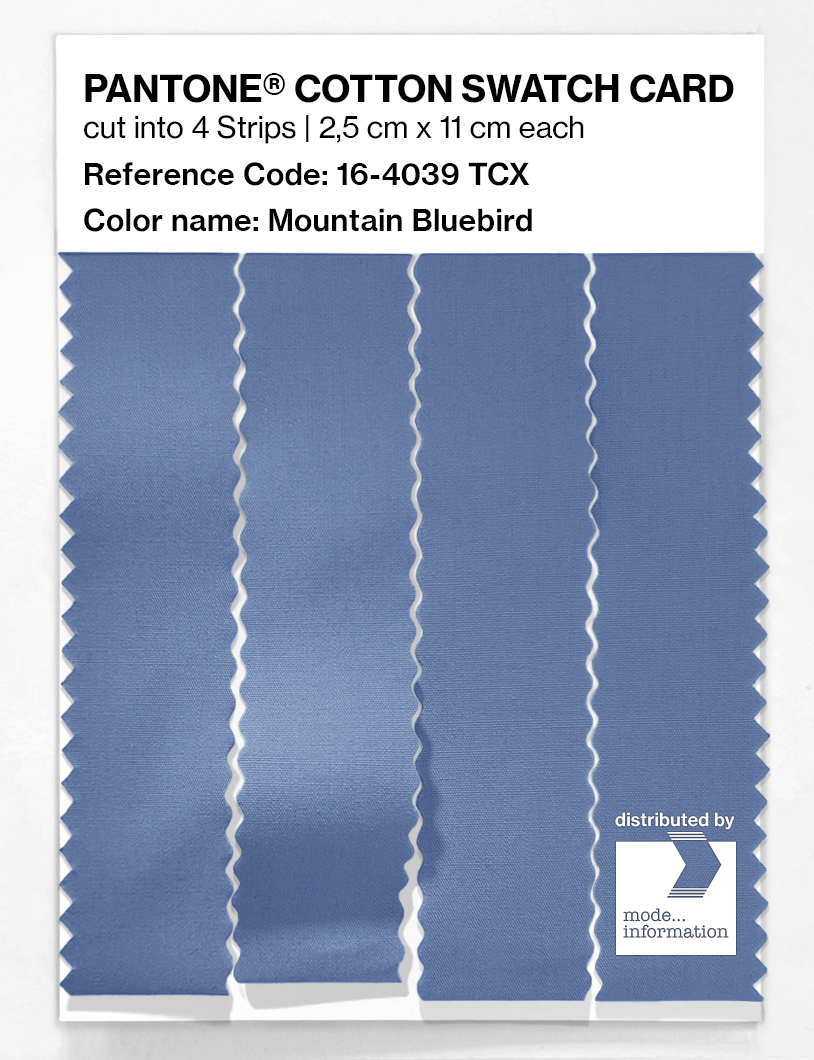 Artikelbild 3 des Artikels “PANTONE® COTTON SWATCH CARD 16-4039 TCX Mountain Bluebird “