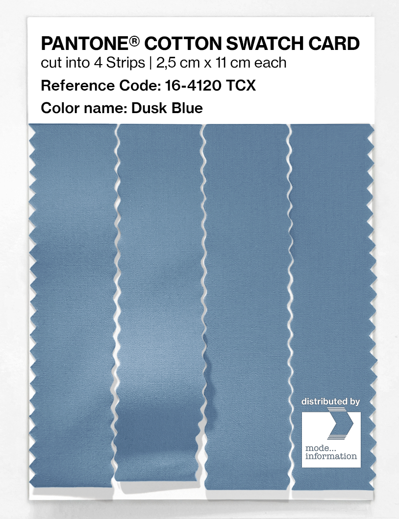 Artikelbild 3 des Artikels “PANTONE® COTTON SWATCH CARD 16-4120 TCX Dusk Blue “