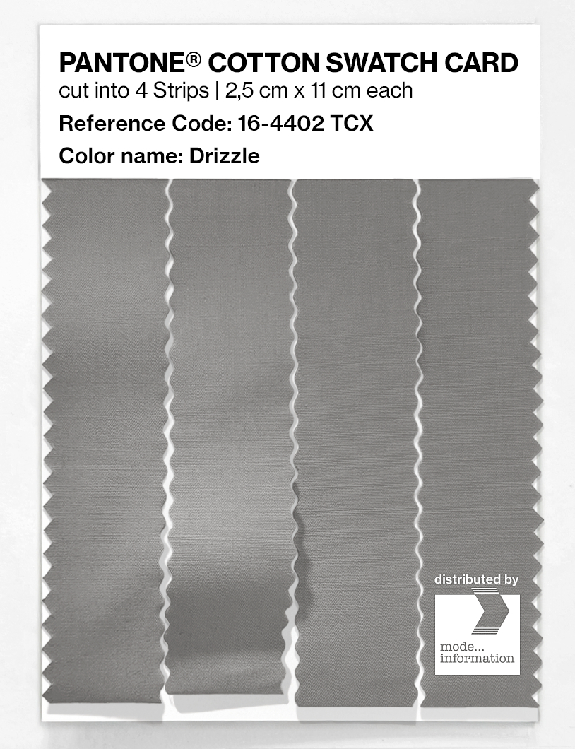 Artikelbild 3 des Artikels “PANTONE® COTTON SWATCH CARD 16-4402 TCX Drizzle “