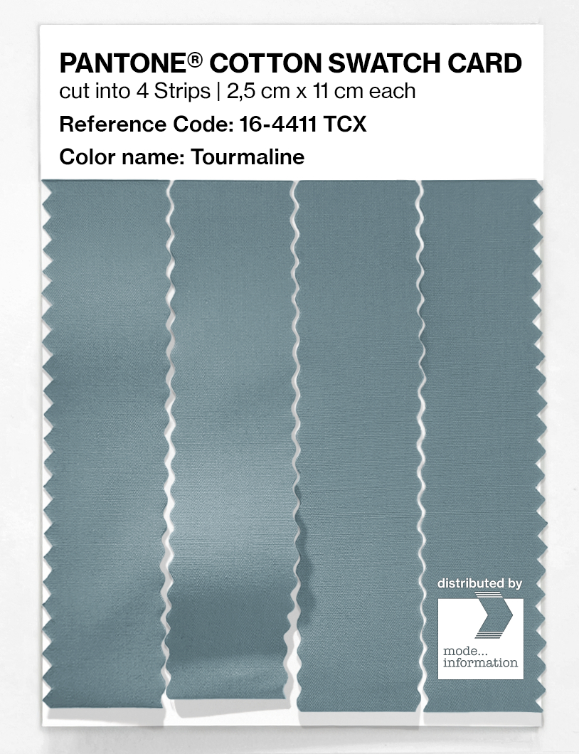 Artikelbild 3 des Artikels “PANTONE® COTTON SWATCH CARD 16-4411 TCX Tourmaline “