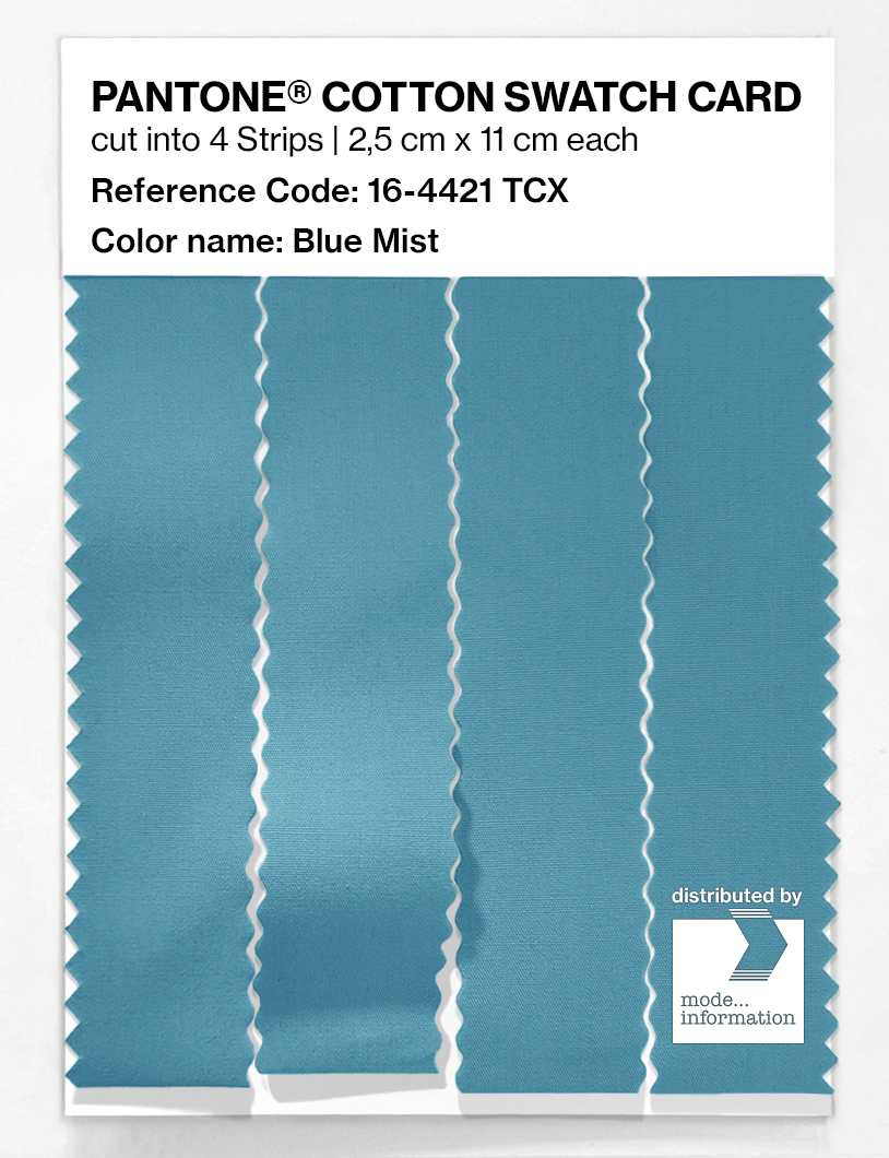 Artikelbild 3 des Artikels “PANTONE® COTTON SWATCH CARD 16-4421 TCX Blue Mist “