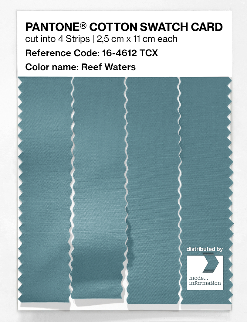 Artikelbild 3 des Artikels “PANTONE® COTTON SWATCH CARD 16-4612 TCX Reef Waters “