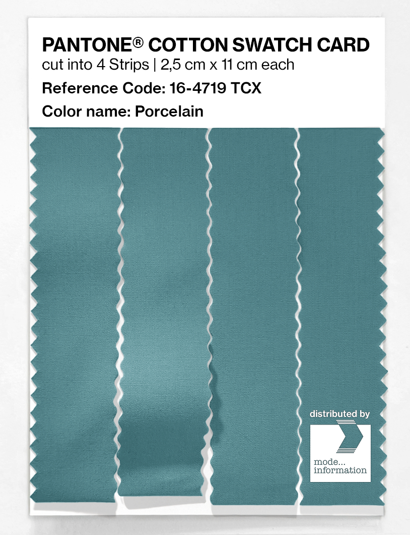 Product image 3 of the product “PANTONE® COTTON SWATCH CARD 16-4719 TCX Porcelain ”