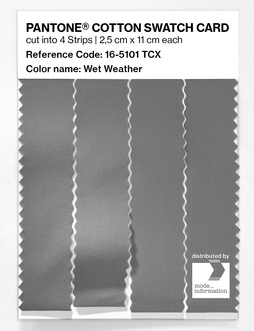 Product image 3 of the product “PANTONE® COTTON SWATCH CARD 16-5101 TCX Wet Weather ”