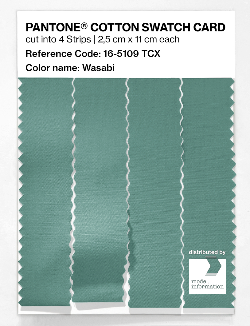 Artikelbild 3 des Artikels “PANTONE® COTTON SWATCH CARD 16-5109 TCX Wasabi “