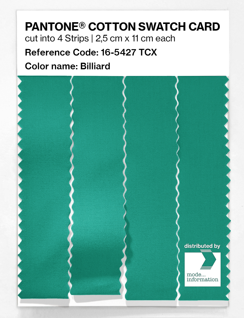 Artikelbild 3 des Artikels “PANTONE® COTTON SWATCH CARD 16-5427 TCX Billiard “