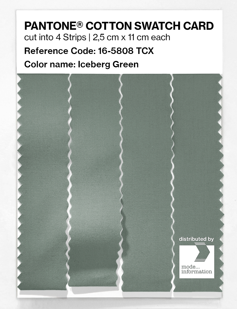 Artikelbild 3 des Artikels “PANTONE® COTTON SWATCH CARD 16-5808 TCX Iceberg Green “