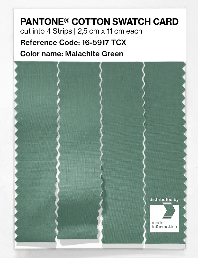Artikelbild 3 des Artikels “PANTONE® COTTON SWATCH CARD 16-5917 TCX Malachite Green “
