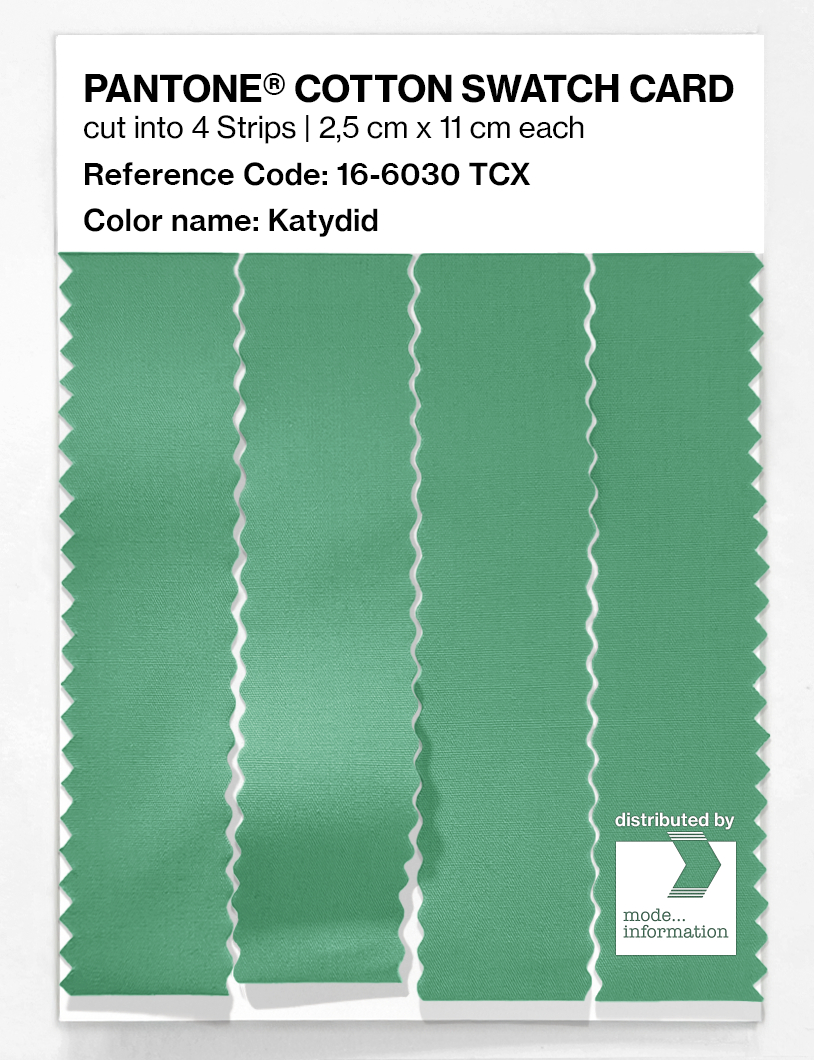 Artikelbild 3 des Artikels “PANTONE® COTTON SWATCH CARD 16-6030 TCX Katydid “