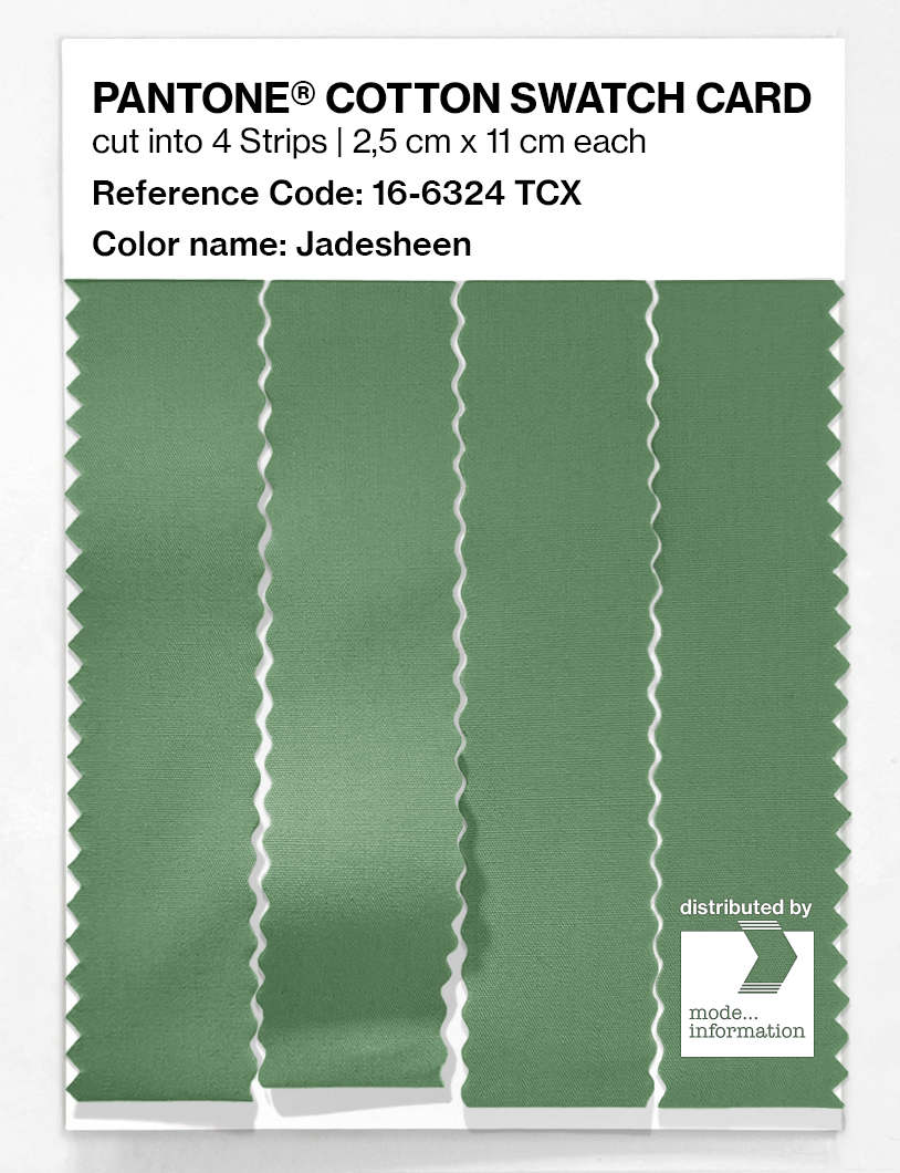 Artikelbild 3 des Artikels “PANTONE® COTTON SWATCH CARD 16-6324 TCX Jadesheen “