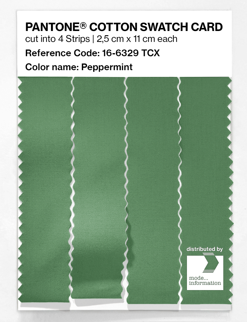 Artikelbild 3 des Artikels “PANTONE® COTTON SWATCH CARD 16-6329 TCX Peppermint “
