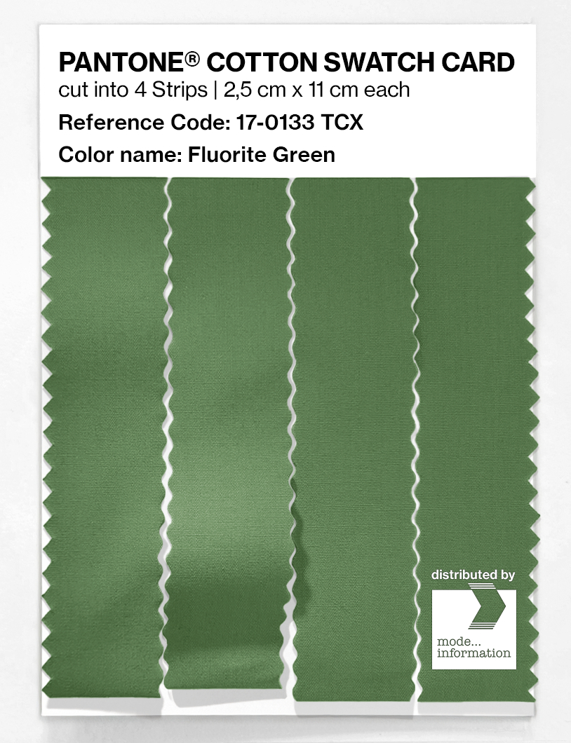 Artikelbild 3 des Artikels “PANTONE® COTTON SWATCH CARD 17-0133 TCX Fluorite Green “
