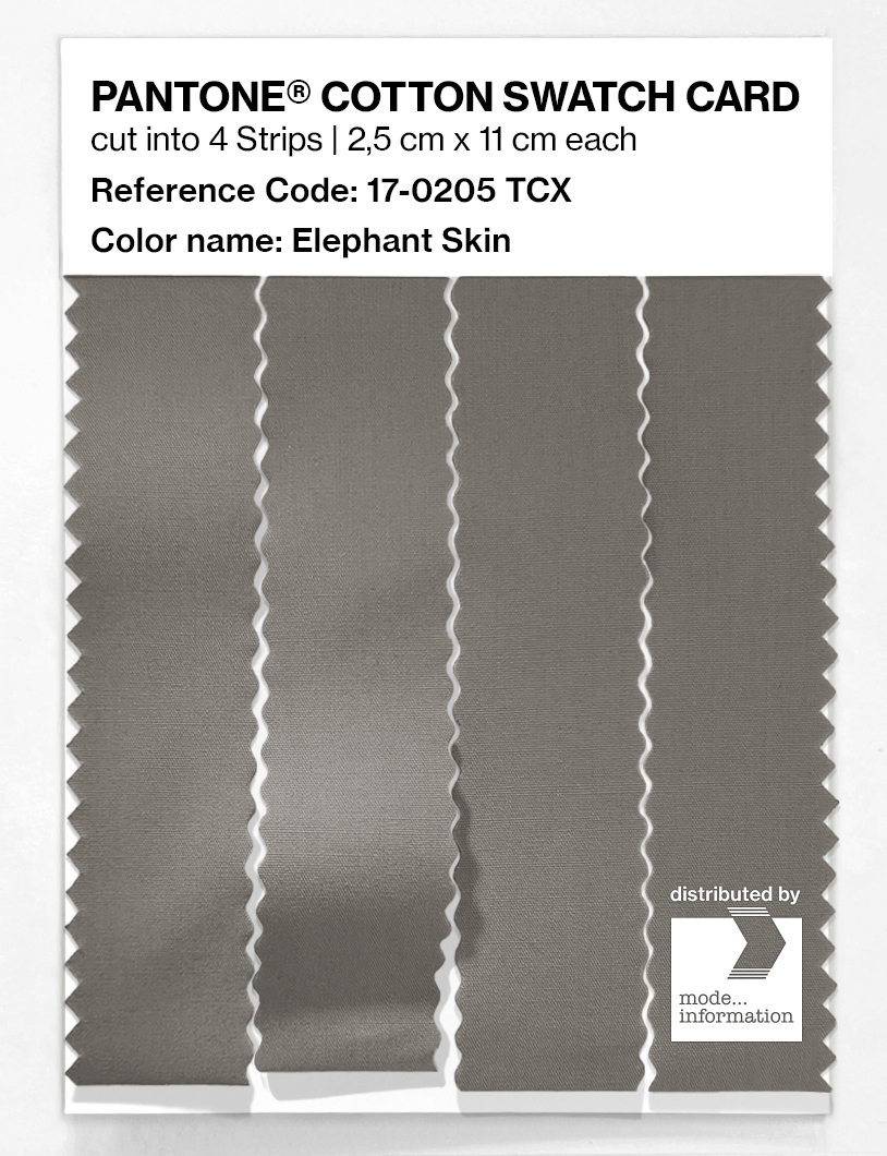Artikelbild 3 des Artikels “PANTONE® COTTON SWATCH CARD 17-0205 TCX Elephant Skin “
