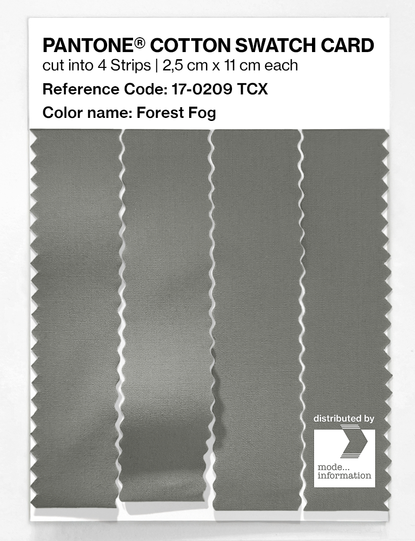 Artikelbild 3 des Artikels “PANTONE® COTTON SWATCH CARD 17-0209 TCX Forest Fog “