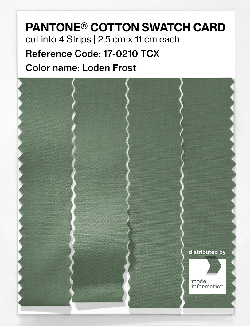 Artikelbild 3 des Artikels “PANTONE® COTTON SWATCH CARD 17-0210 TCX Loden Frost “