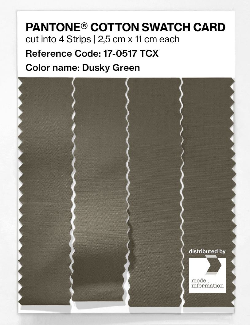 Artikelbild 3 des Artikels “PANTONE® COTTON SWATCH CARD 17-0517 TCX Dusky Green “