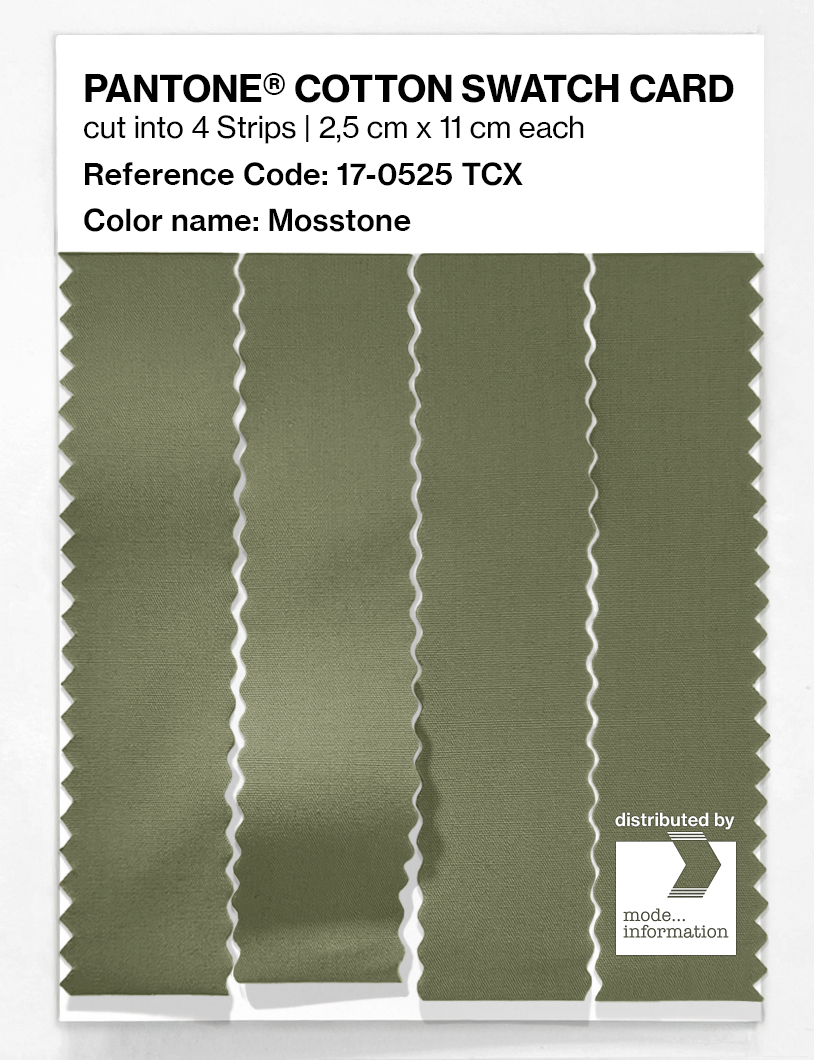 Artikelbild 3 des Artikels “PANTONE® COTTON SWATCH CARD 17-0525 TCX Mosstone “