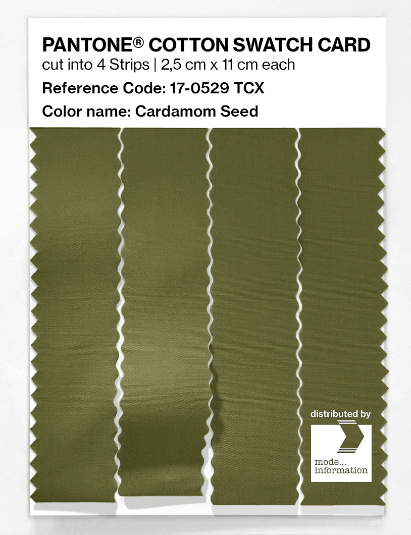 Artikelbild 3 des Artikels “PANTONE® COTTON SWATCH CARD 17-0529 TCX Cardamom Seed “
