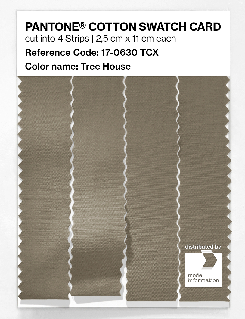 Product image 3 of the product “PANTONE® COTTON SWATCH CARD 17-0630 TCX Tree House ”