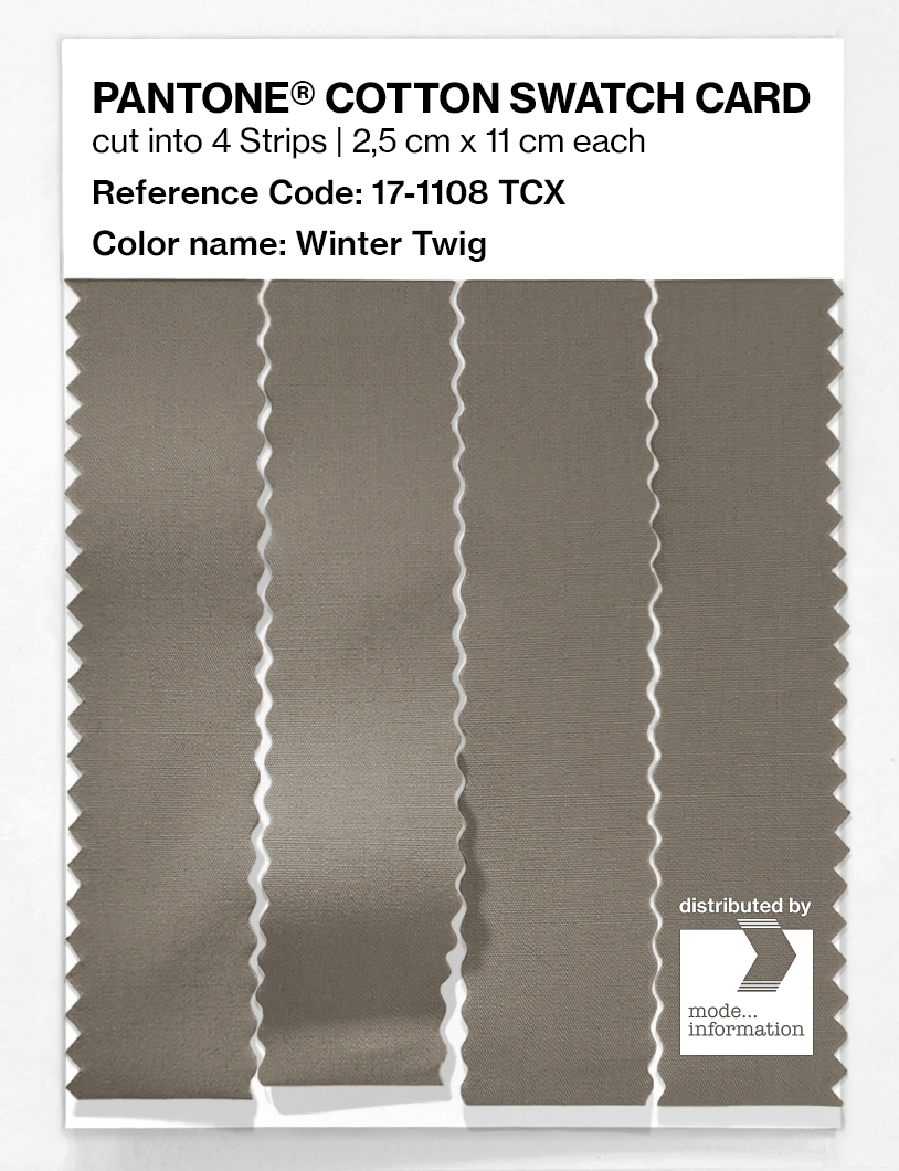 Artikelbild 3 des Artikels “PANTONE® COTTON SWATCH CARD 17-1108 TCX Winter Twig “