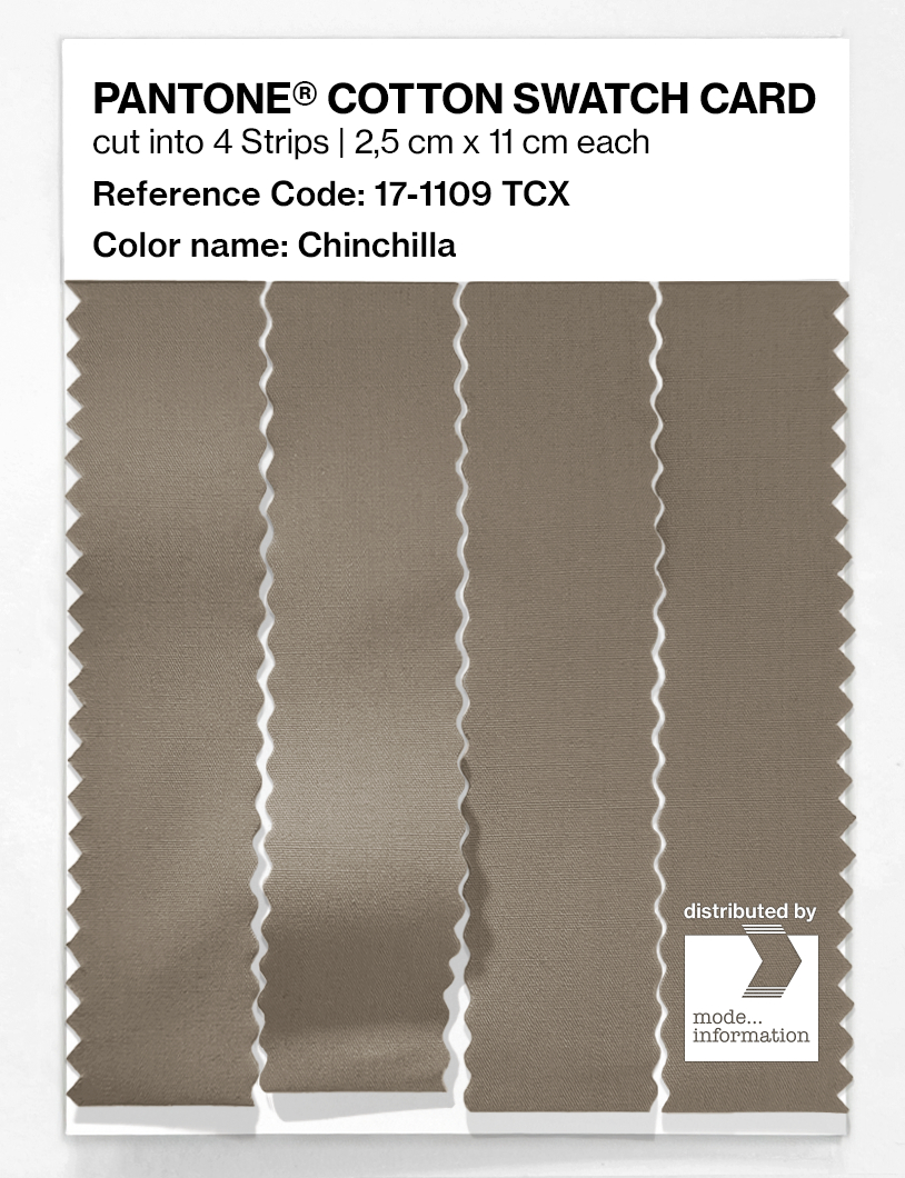 Artikelbild 3 des Artikels “PANTONE® COTTON SWATCH CARD 17-1109 TCX Chinchilla “