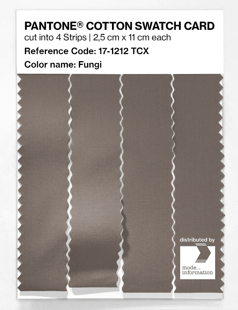 Product image 3 of the product “PANTONE® COTTON SWATCH CARD 17-1212 TCX Fungi ”