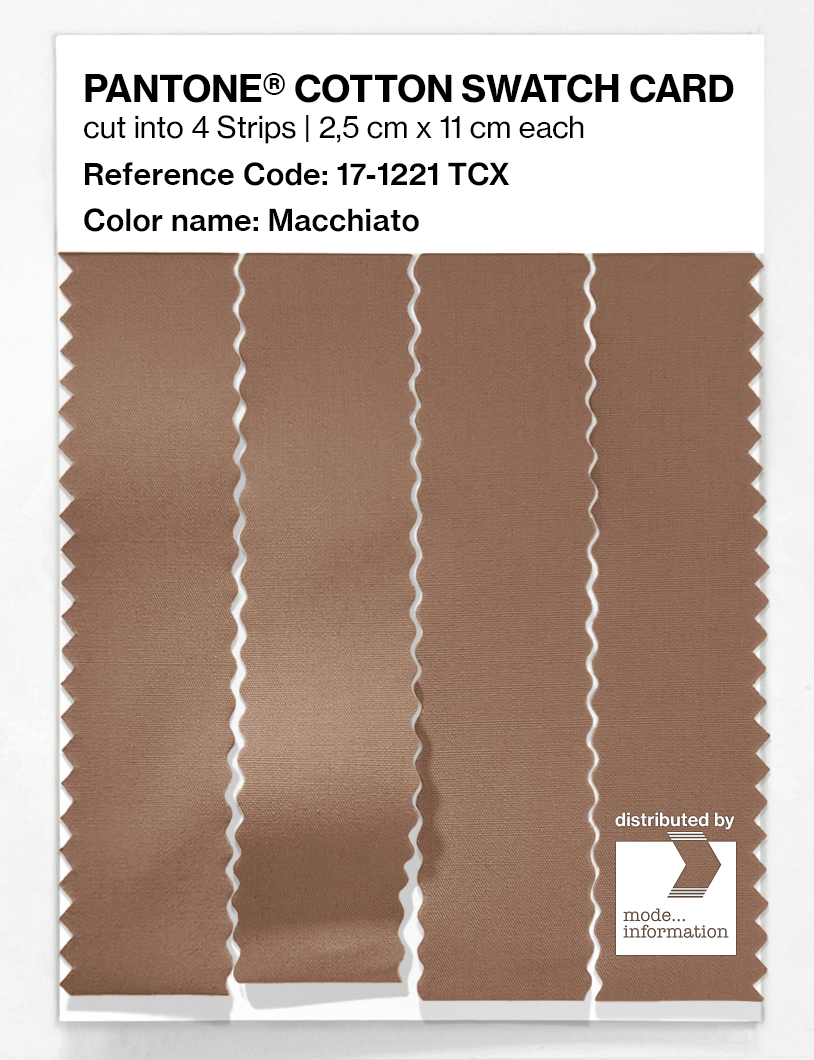Artikelbild 3 des Artikels “PANTONE® COTTON SWATCH CARD 17-1221 TCX Macchiato “