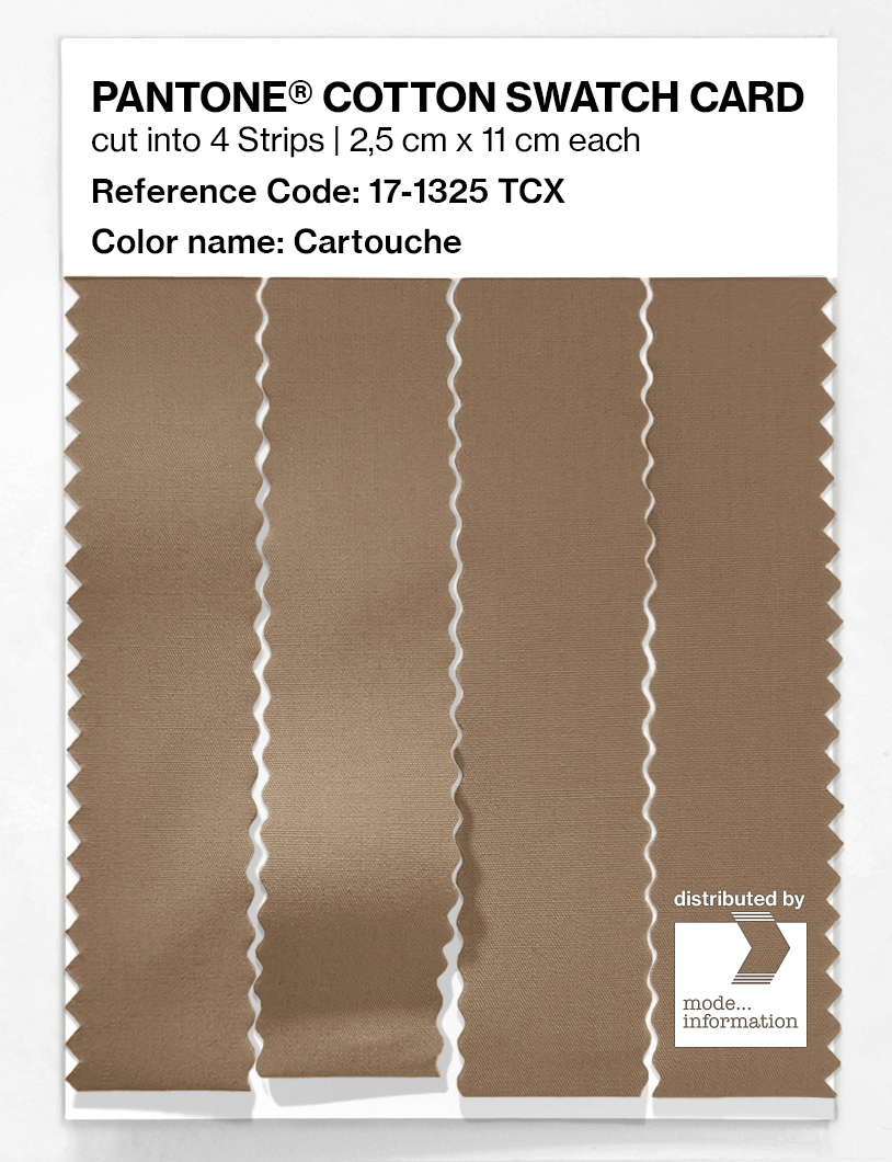 Product image 3 of the product “PANTONE® COTTON SWATCH CARD 17-1325 TCX Cartouche ”