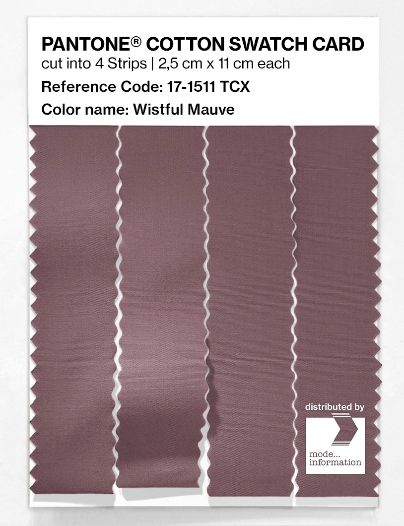 Product image 3 of the product “PANTONE® COTTON SWATCH CARD 17-1511 TCX Wistful Mauve ”