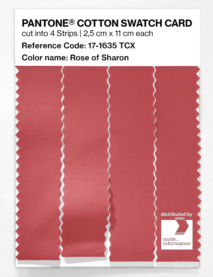 Artikelbild 3 des Artikels “PANTONE® COTTON SWATCH CARD 17-1635 TCX Rose of Sharon “