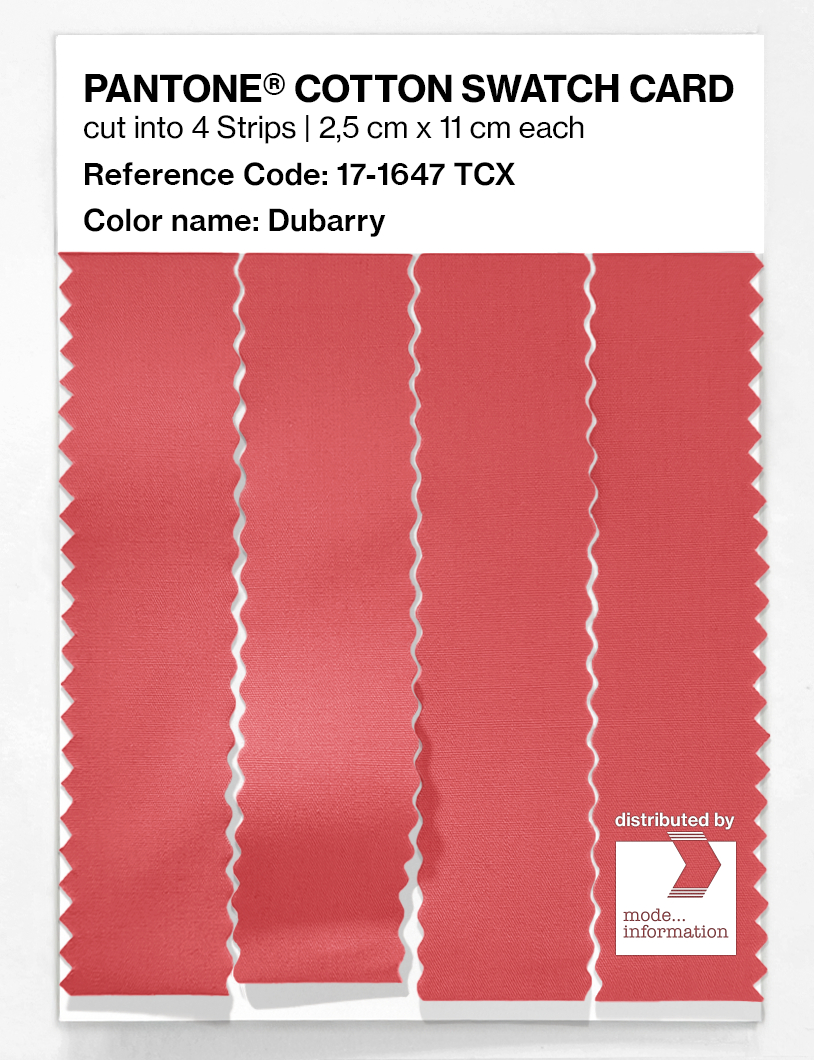 Artikelbild 3 des Artikels “PANTONE® COTTON SWATCH CARD 17-1647 TCX Dubarry “