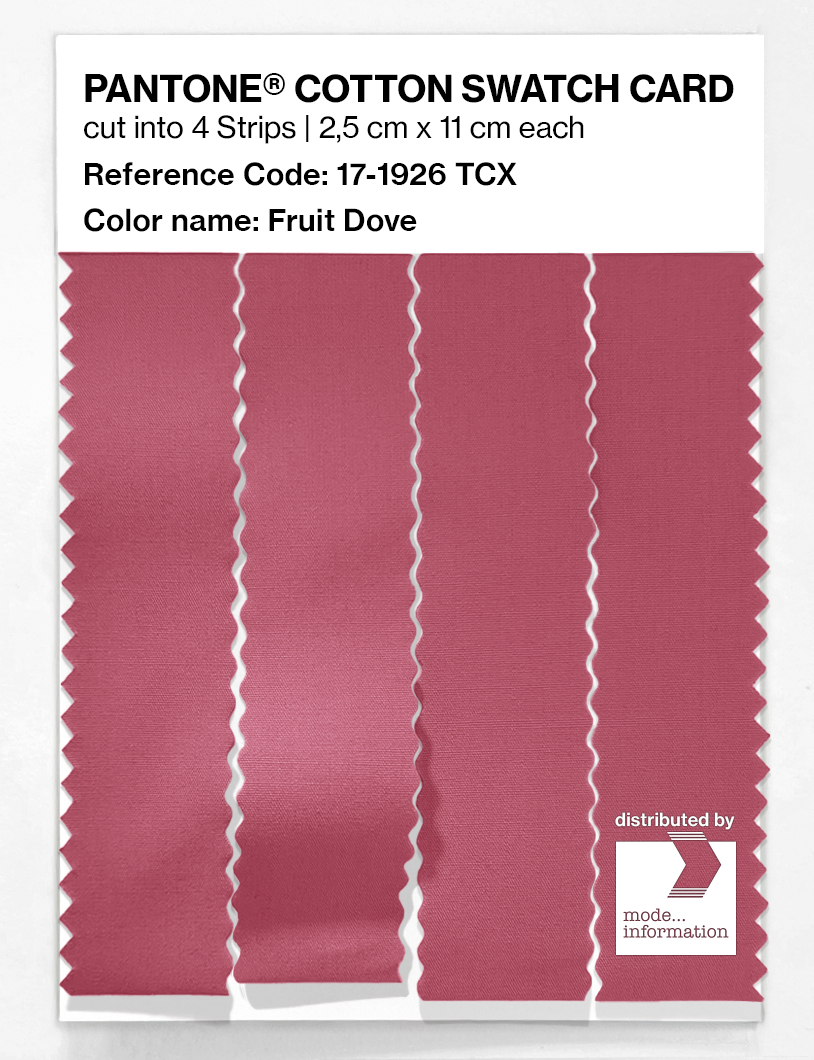 Artikelbild 3 des Artikels “PANTONE® COTTON SWATCH CARD 17-1926 TCX Fruit Dove “