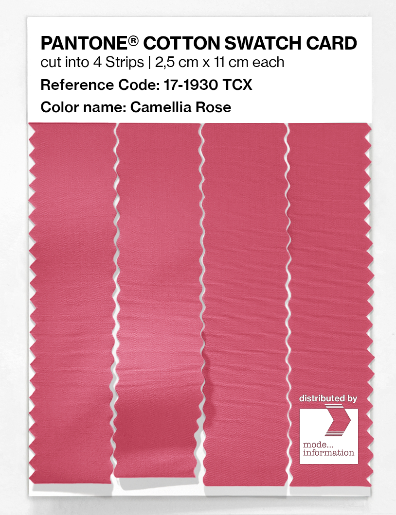 Artikelbild 3 des Artikels “PANTONE® COTTON SWATCH CARD 17-1930 TCX Camellia Rose “
