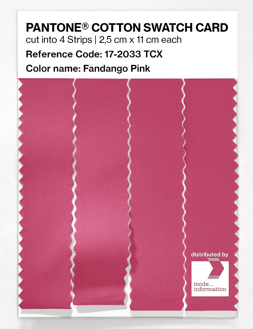 Artikelbild 3 des Artikels “PANTONE® COTTON SWATCH CARD 17-2033 TCX Fandango Pink “