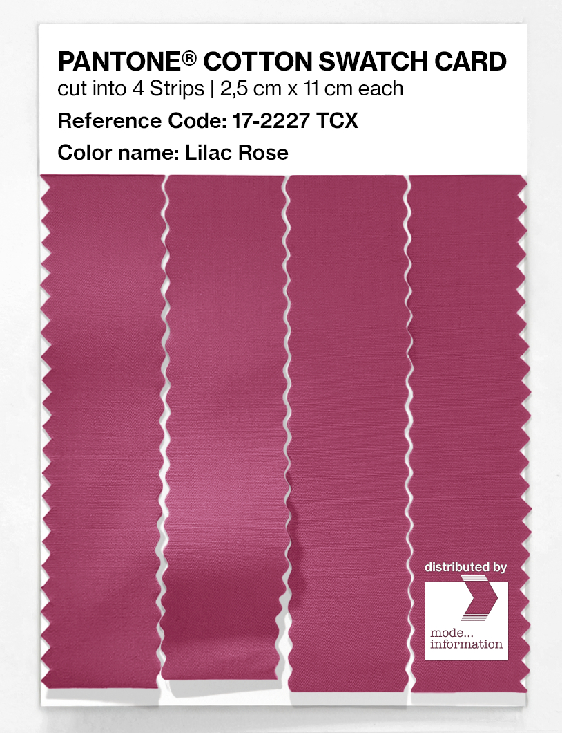 Artikelbild 3 des Artikels “PANTONE® COTTON SWATCH CARD 17-2227 TCX Lilac Rose “