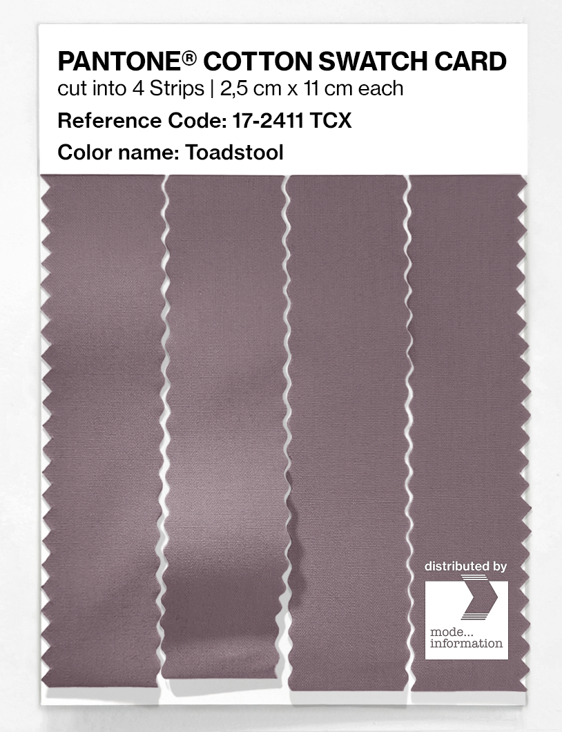 Artikelbild 3 des Artikels “PANTONE® COTTON SWATCH CARD 17-2411 TCX Toadstool “