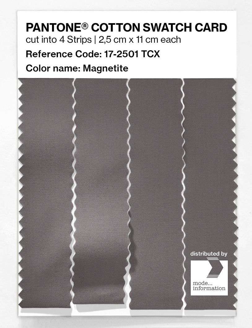 Artikelbild 3 des Artikels “PANTONE® COTTON SWATCH CARD 17-2501 TCX Magnetite “